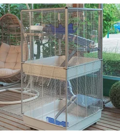 Gabbia per furetti su due piani "tower", 75x80x161 cm - ferplast