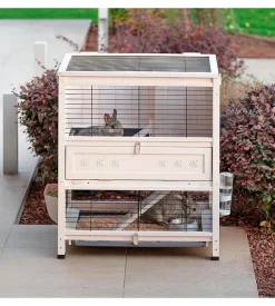 Gabbia per porcellini d'india e conigli  "cottage mini" da interno 78,5x59,5x94 cm - ferplast