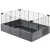 Gabbia per porcellini d'india, gabbia multipla open nera - 107,5 x 72 x h 50cm - ferplast