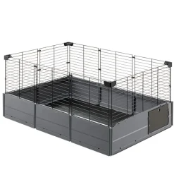 Gabbia per porcellini d'india, gabbia multipla open nera - 107,5 x 72 x h 50cm - ferplast