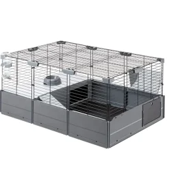 Gabbia per porcellini d'india - gabbia multipla nera 107,5 x 72 x h 50 cm - ferplast