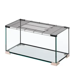 Gabbia per topi e ratti in vetro " jerry 80", 81,7x36,9x43,1 cm - ferplast