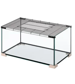 Gabbia per topi e ratti in vetro " jerry 80", 81,7x46,9x43,1 cm - ferplast