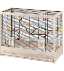 Gabbia per uccelli "giulietta 6" in legno,  81x41x64 cm - ferplast