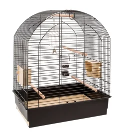 Gabbia per uccelli "greta" nera, 69.5x44.5xh84 cm - ferplast