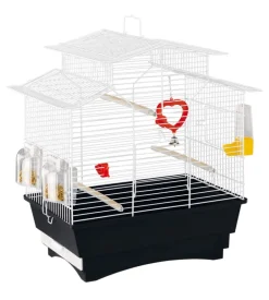 Gabbia per uccelli "pagoda" bianca, 47x29,5xh50 cm - ferplast