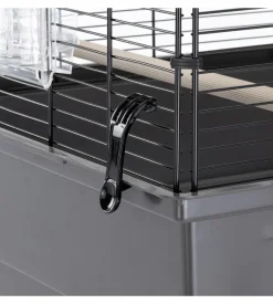 Gabbia per uccelli "piano 6" nera, 87x46,5x70 cm - ferplast