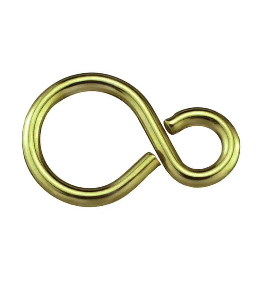 Ganci a "s" 27 mm. - 6 pz.