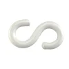 Ganci a "s" aperti plastificati 3,8x25 mm. - 4 pz.