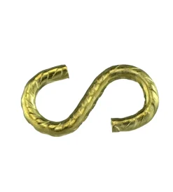 Ganci a "s" aperti rustici 3,8x40 mm. - 2 pz.