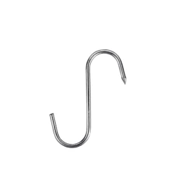 Ganci "macellaio" in acciaio stagnato 5 x 120 - 2 pz.