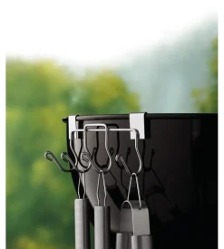 Ganci portautensili per barbecue weber in acciaio