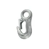 Gancio ad occhio con sicura 90 mm.