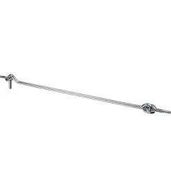 Gancio con occhiolo ø 5,8 x 300 mm. - zincato giallo - 1 pz.