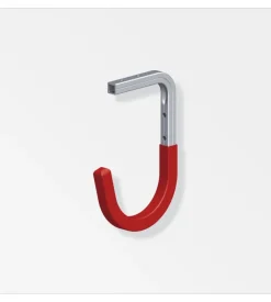 Gancio per pareti e soffitti gommato in alluminio t8 r 100x165