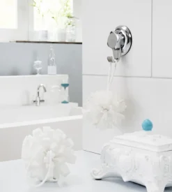 Gancio singolo cromato