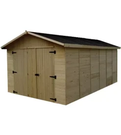 Garage in legno habrita "ed 2848 n" in abete 300x520x226 cm