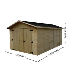 Garage in legno habrita 