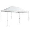 Gazebo da campeggio brunner "zebo enjoy 2.0" in acciaio e poliestere bianco 3x6 m