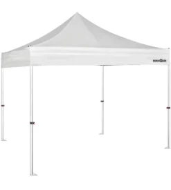 Gazebo da campeggio brunner "zebo enjoy pro" in alluminio e poliestere bianco 3x3 m