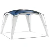 Gazebo da campeggio brunner "medusa ii" in acciaio e fiberglass blu 3x3 m