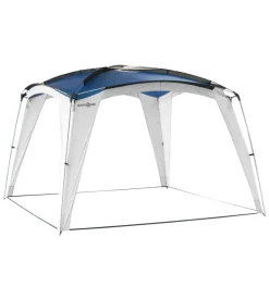 Gazebo da campeggio brunner "medusa ii" in acciaio e fiberglass blu 3x3 m
