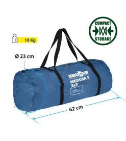 Gazebo da campeggio brunner 