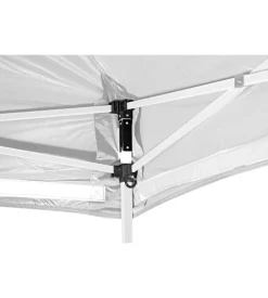 Gazebo da campeggio brunner "zebo enjoy pro" in alluminio e poliestere bianco 3x4,5 m