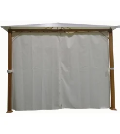 Gazebo da esterno con tende laterale eurogarden 