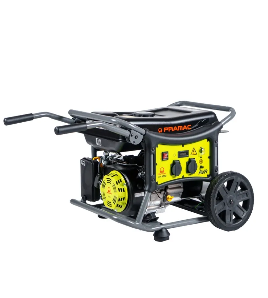 Generatore di corrente a benzina pramac "wx3200" 2850 w con flacone di olio incluso