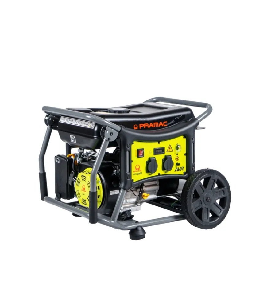 Generatore di corrente a benzina pramac "wx3200" 2850 w con flacone di olio incluso