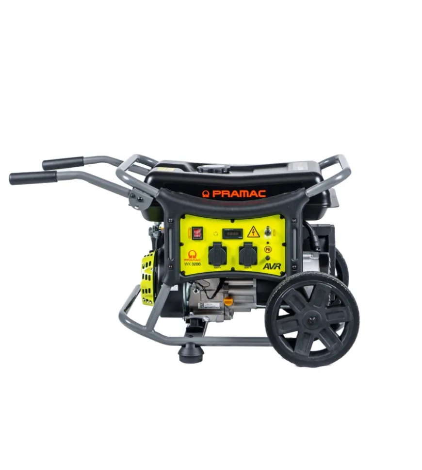 Generatore di corrente a benzina pramac "wx3200" 2850 w con flacone di olio incluso