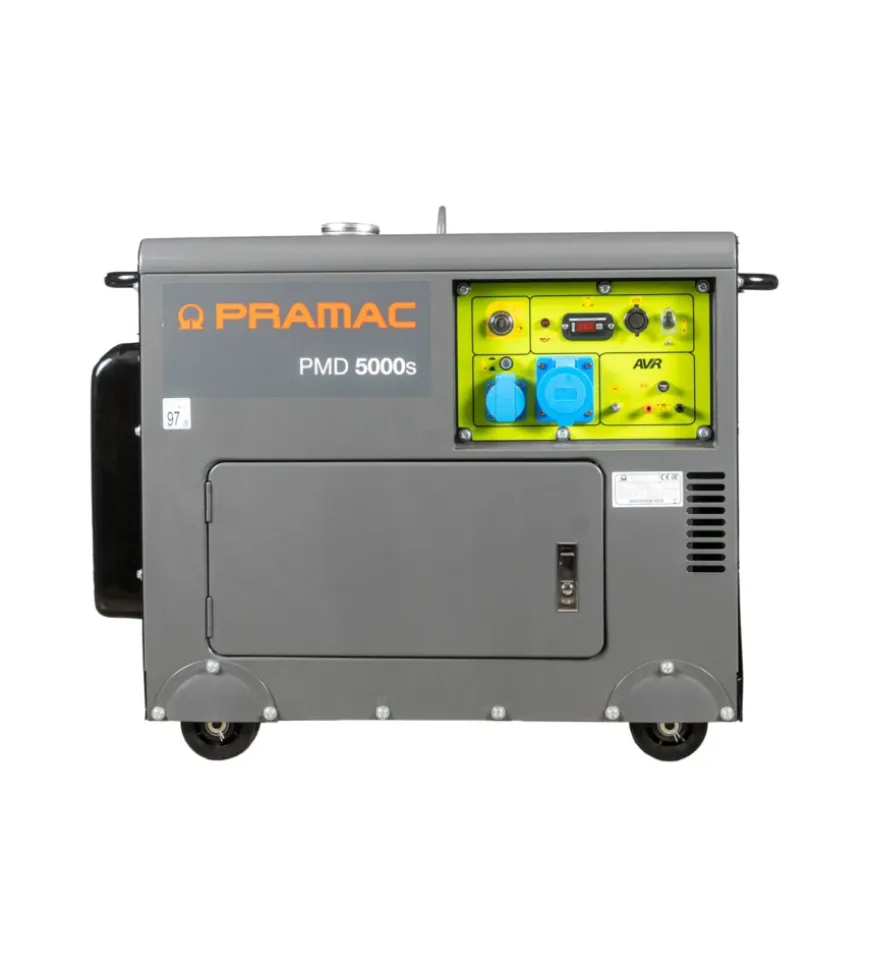 Generatore di corrente a diesel pramac "pmd5000s" 4500 w