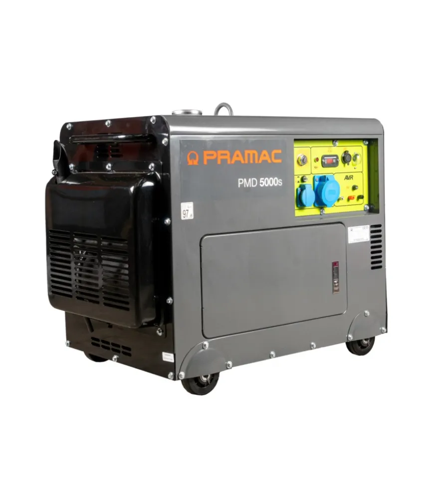 Generatore di corrente a diesel pramac "pmd5000s" 4500 w
