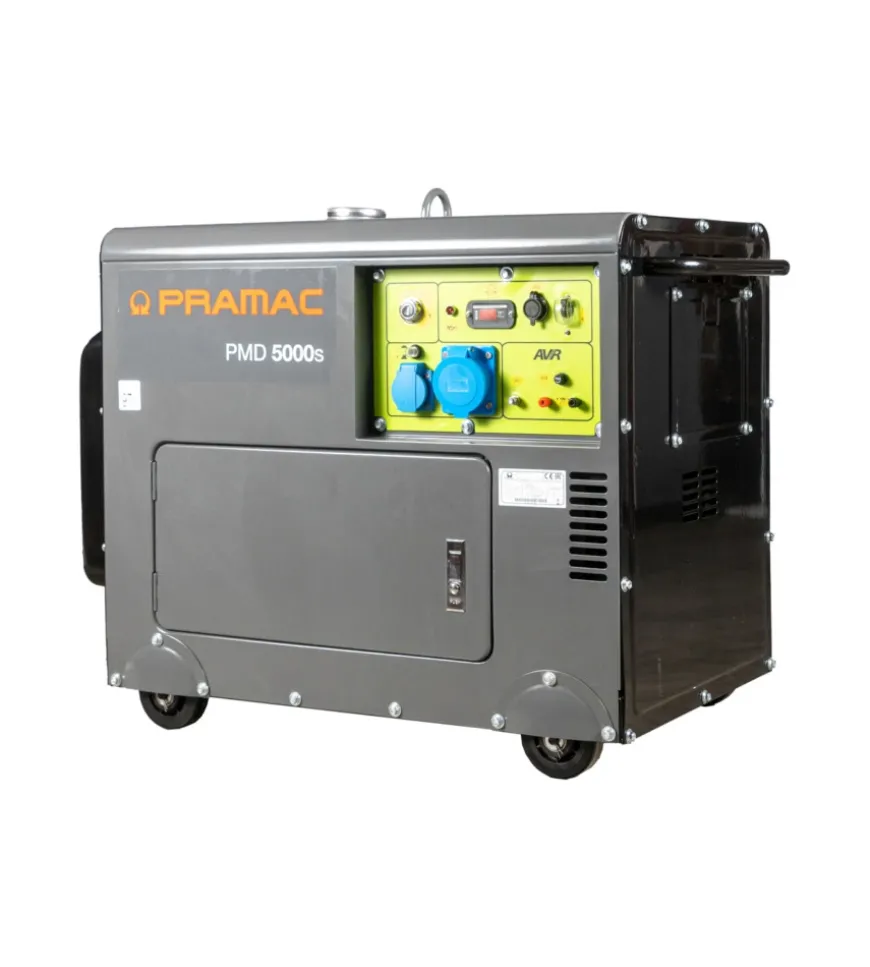 Generatore di corrente a diesel pramac "pmd5000s" 4500 w