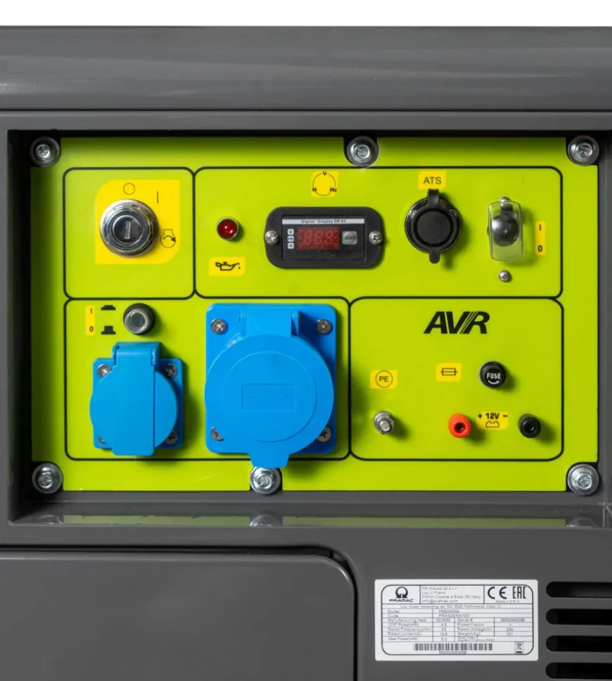 Generatore di corrente a diesel pramac "pmd5000s" 4500 w