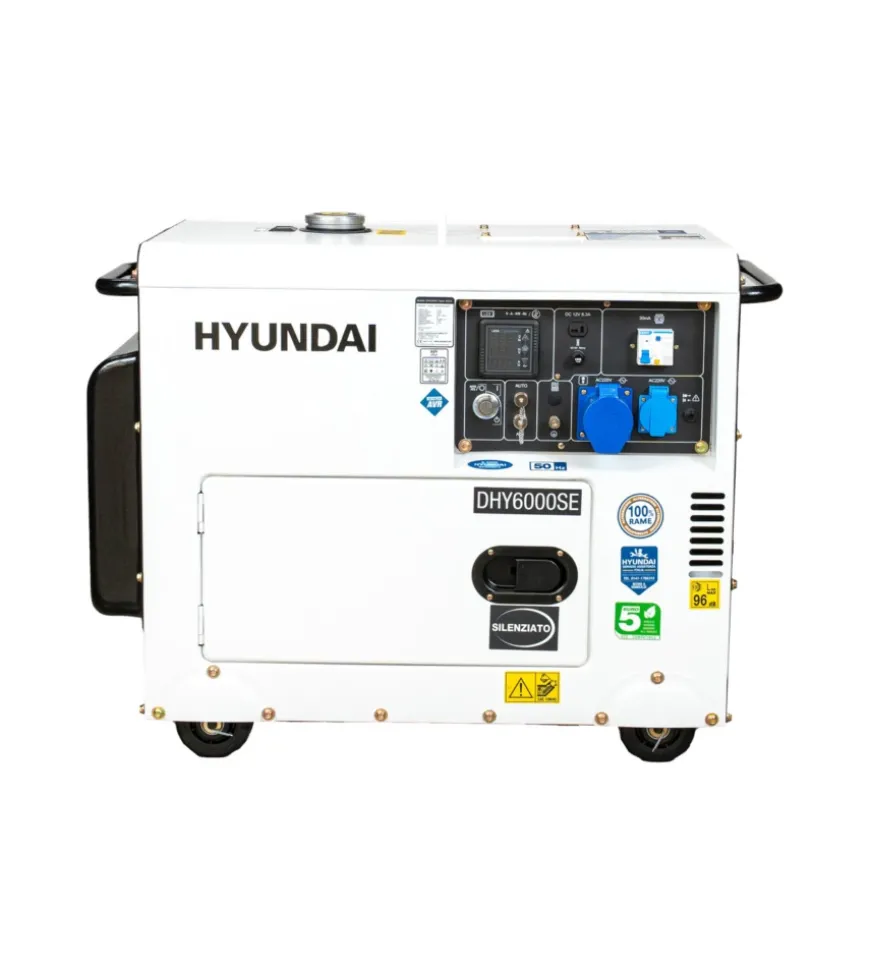 Generatore di corrente a diesel hyundai 5000 w - cod. 65231