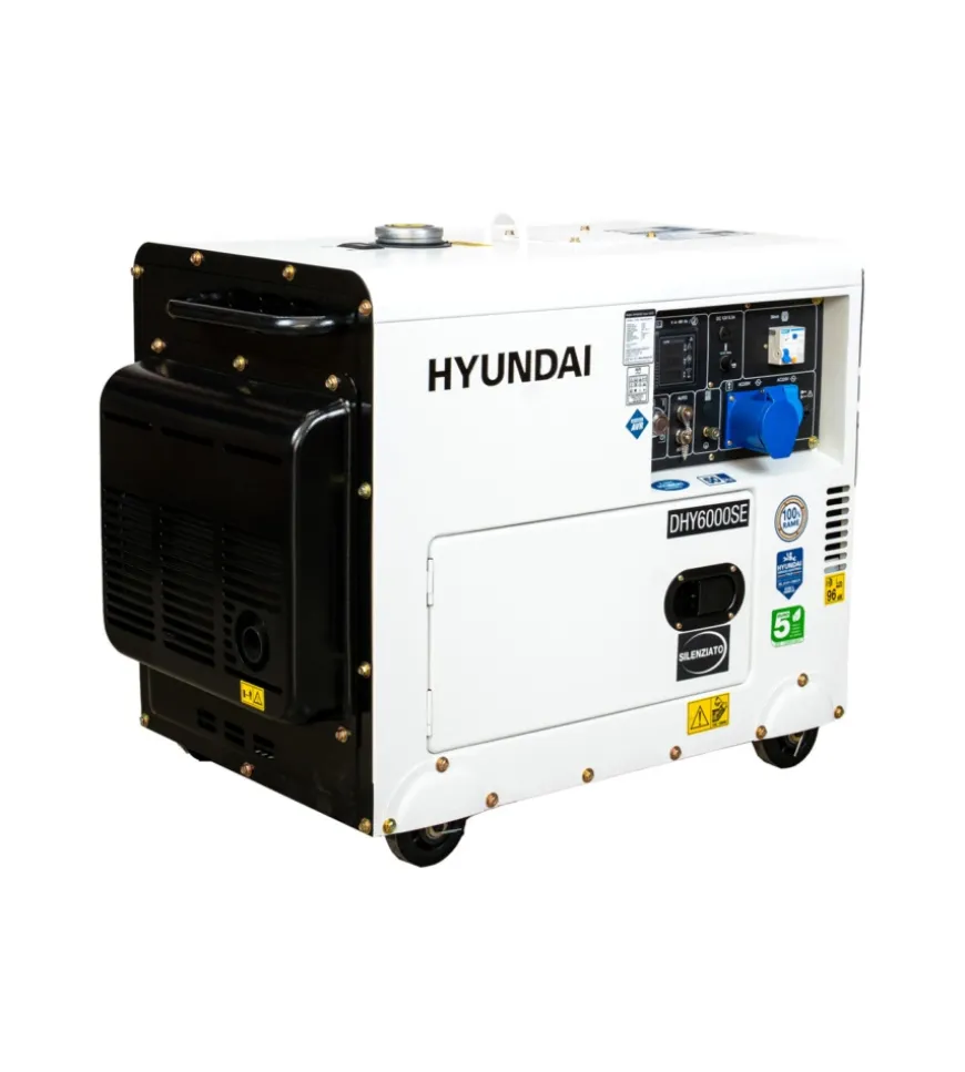 Generatore di corrente a diesel hyundai 5000 w - cod. 65231