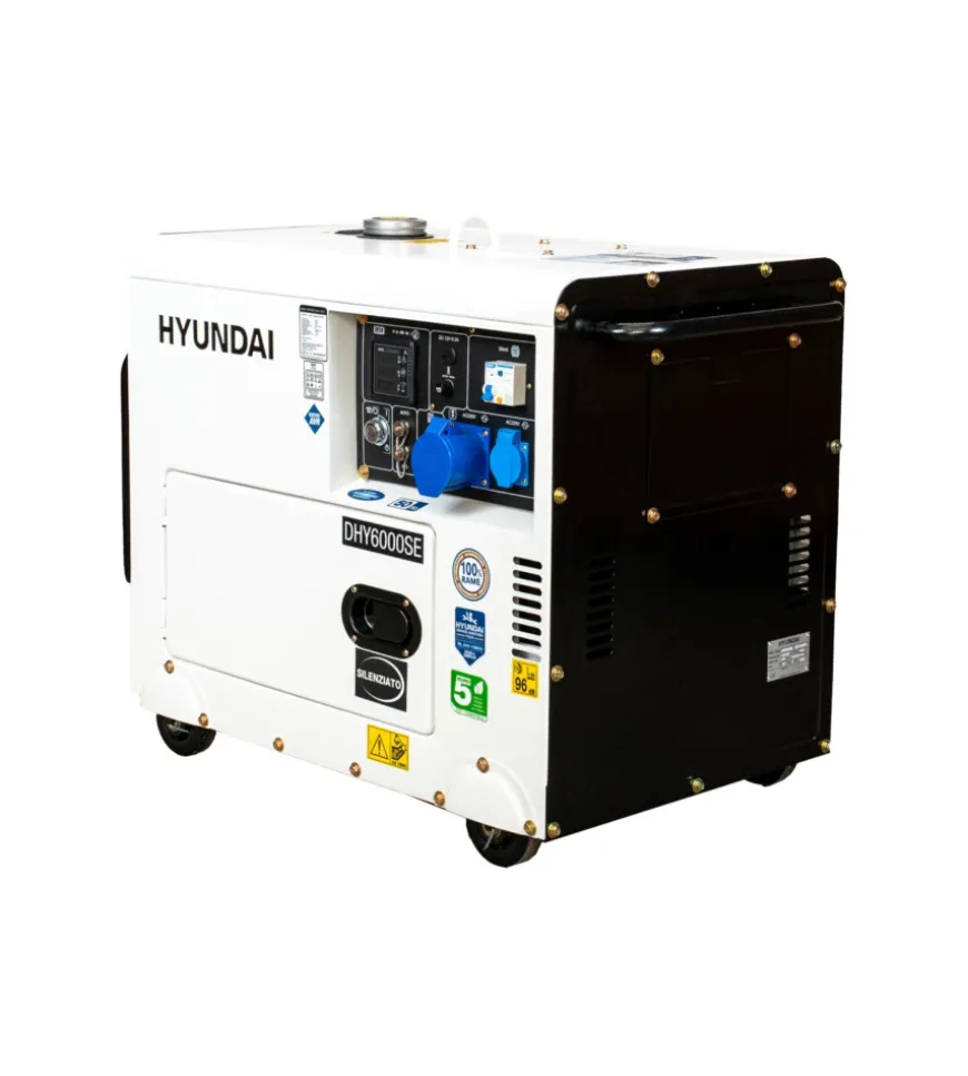 Generatore di corrente a diesel hyundai 5000 w - cod. 65231