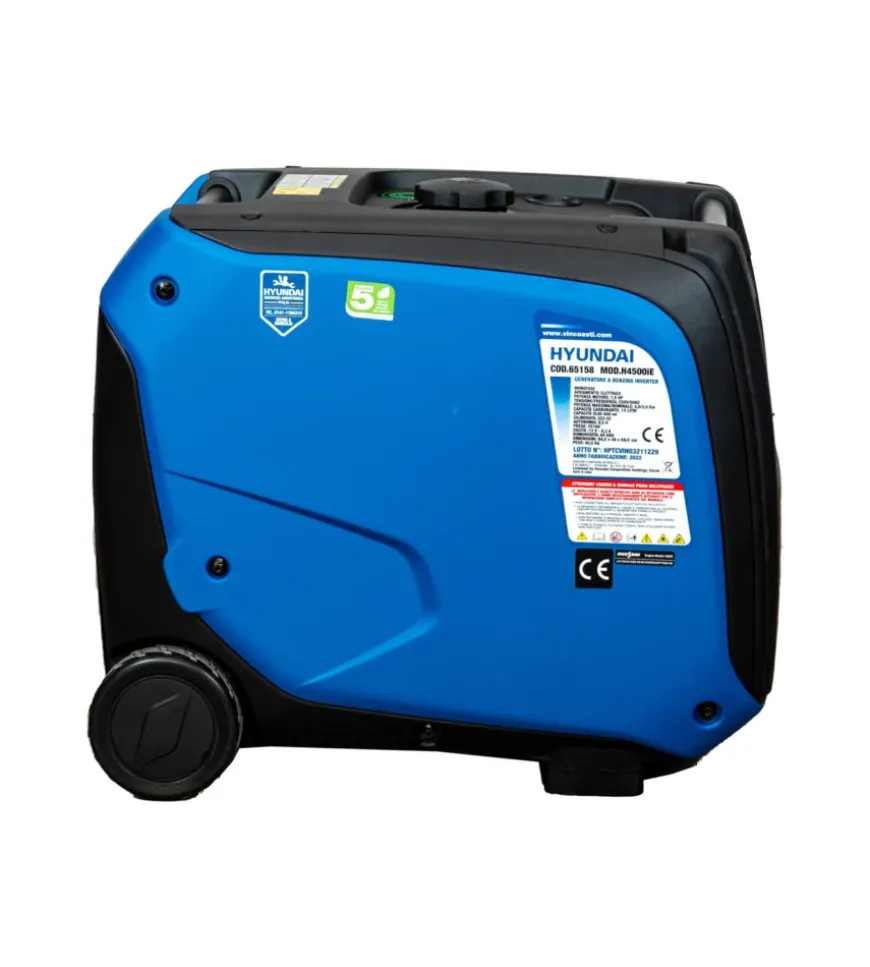 Generatore di corrente inverter a benzina hyundai 3500 w - cod. 65158