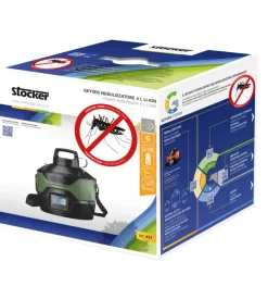 Geyser nebulizzatore antizanzare a batteria stocker 4l 5 bar 12v 2,5ah