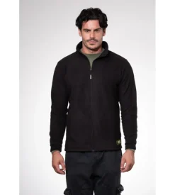 Gilet da lavoro in pile wrk "wrk503" colore nero senza cappuccio, tg m