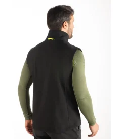 Gilet da lavoro in pile wrk "wrk503" colore nero senza cappuccio, tg m