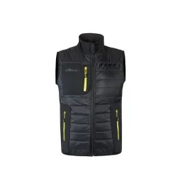 Gilet da lavoro "wall" nero, tg xl - u-power