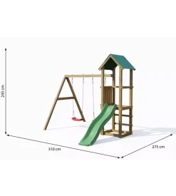 Gioco per bambini da esterno in legno fungoo 
