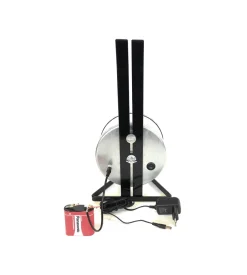 Girarrosto doppia alimentazone a batteria e elettrico con spiedo 95 cm