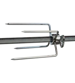 Girarrosto elettrico in acciaio nero 45 kg 140 cm