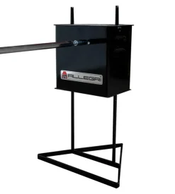 Girarrosto elettrico in acciaio nero 45 kg 140 cm