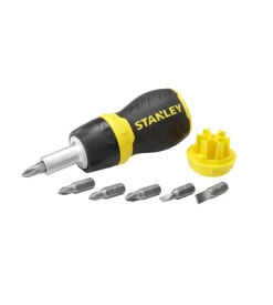 Giravite porta inserti magnetico stanley "nano" a cricchetto