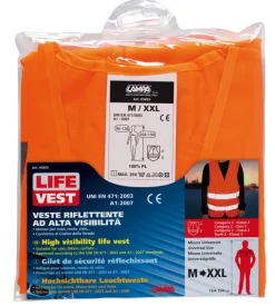 Giubbino fluorescente arancio omologato  65855